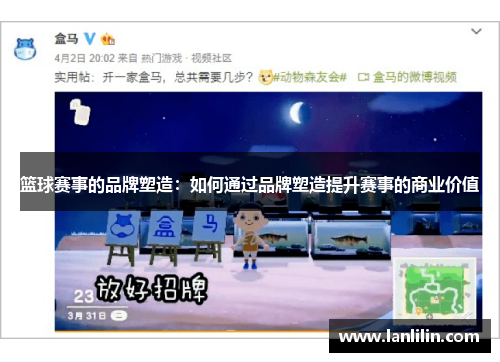 篮球赛事的品牌塑造：如何通过品牌塑造提升赛事的商业价值